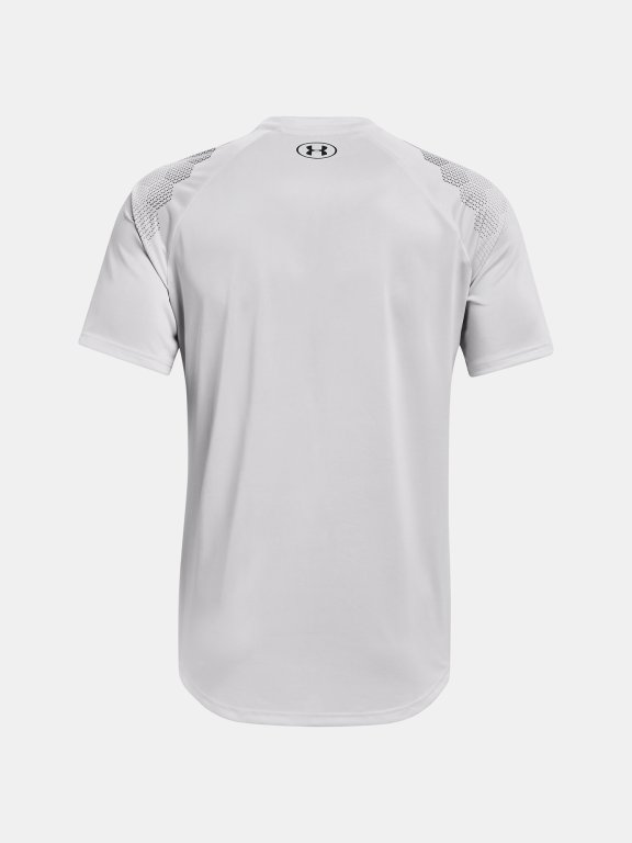 Tričko Under Armour UA Armourprint SS M - šedá