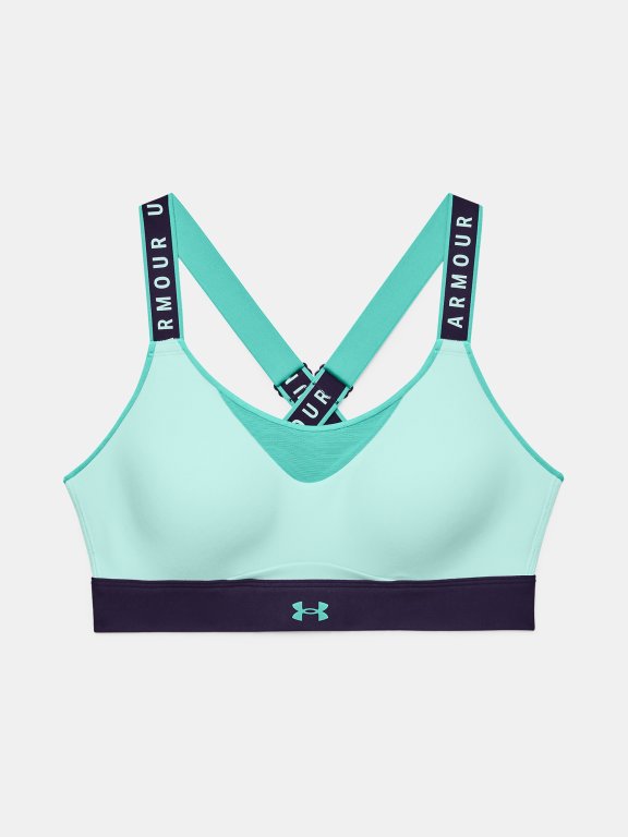 Podprsenka Under Armour UA Infinity High Bra Blockd-GRN