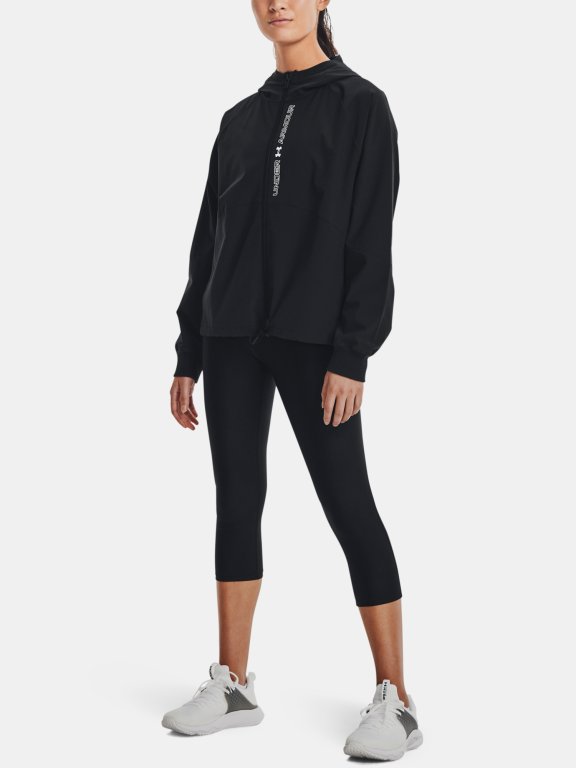 Куртка Under Armour Woven FZ Storm Jacket W - чорна
