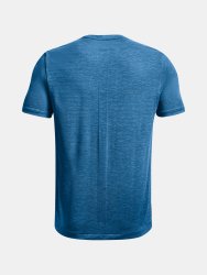 Tričko Under Armour UA Rush Seamless GeoSport SS M - modrá