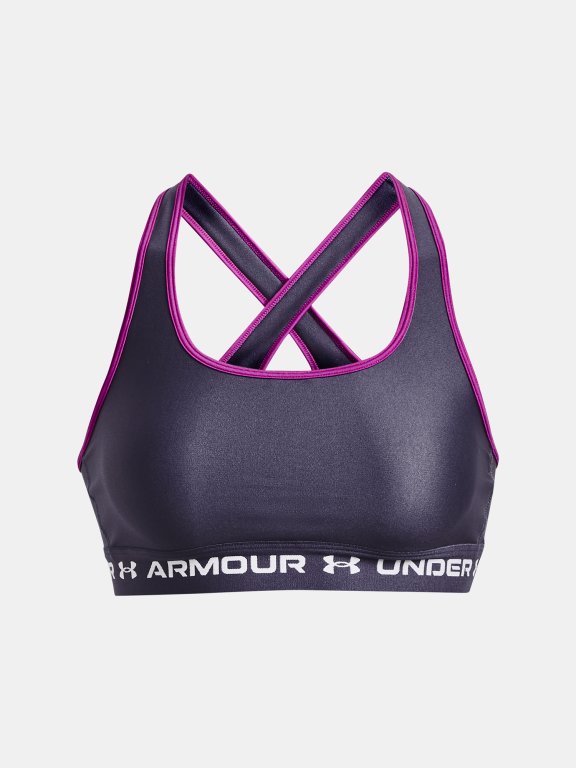 Бюстгальтер Under Armour UA Crossback Mid Bra W - сірий