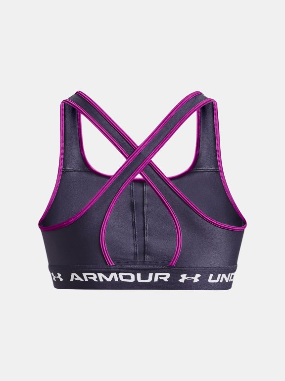 Бюстгальтер Under Armour UA Crossback Mid Bra W - сірий