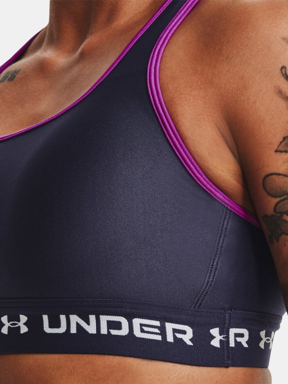 Бюстгальтер Under Armour UA Crossback Mid Bra W - сірий