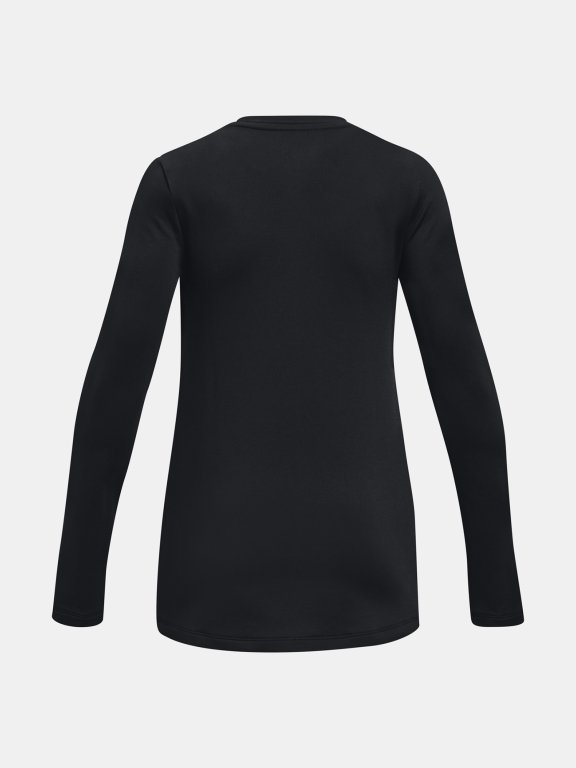 Футболка Under Armour CW Novelty LS Crew J - чорна