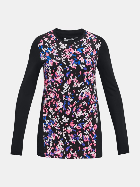 Футболка Under Armour CW Novelty LS Crew J - чорна