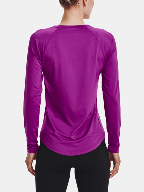 Tričko Under Armour UA Rush LS W - fialová