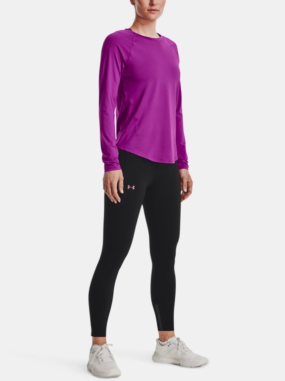 Tričko Under Armour UA Rush LS W - fialová