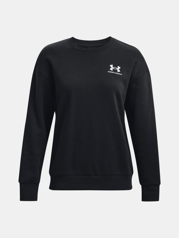 Кофта Under Armour Essential Fleece Crew W - чорна