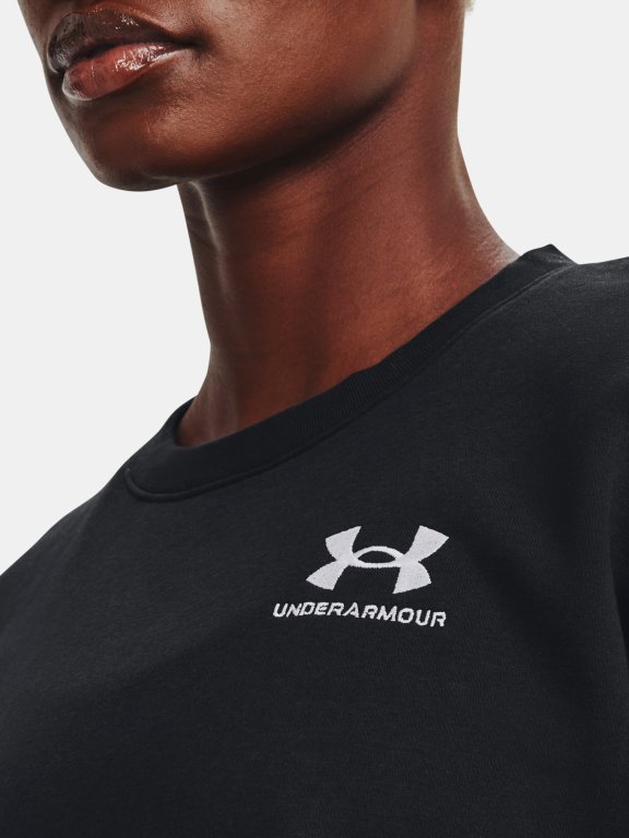 Кофта Under Armour Essential Fleece Crew W - чорна