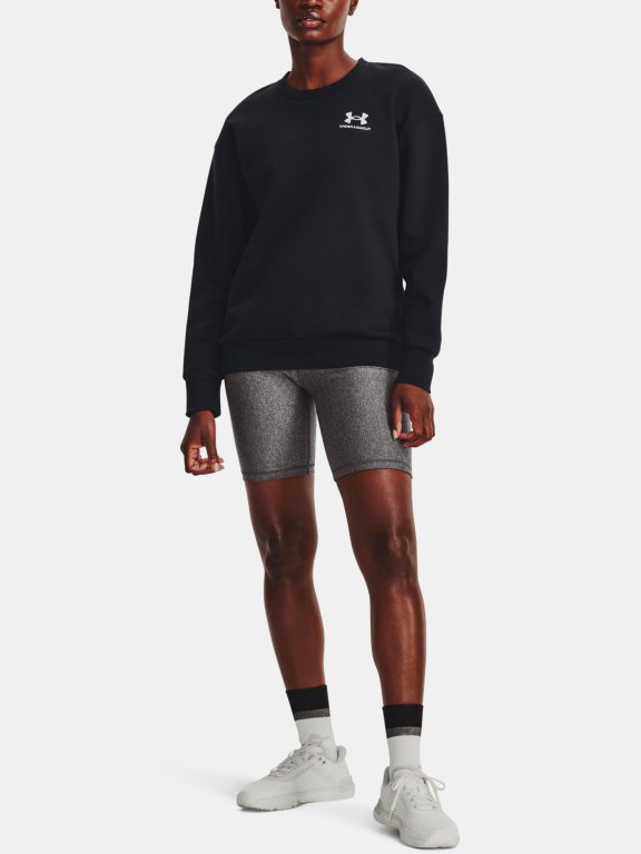Кофта Under Armour Essential Fleece Crew W - чорна