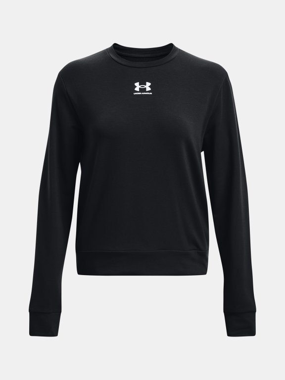 Футболка Under Armour Rival Terry Crew W - чорна