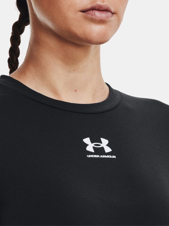 Футболка Under Armour Rival Terry Crew W - чорна