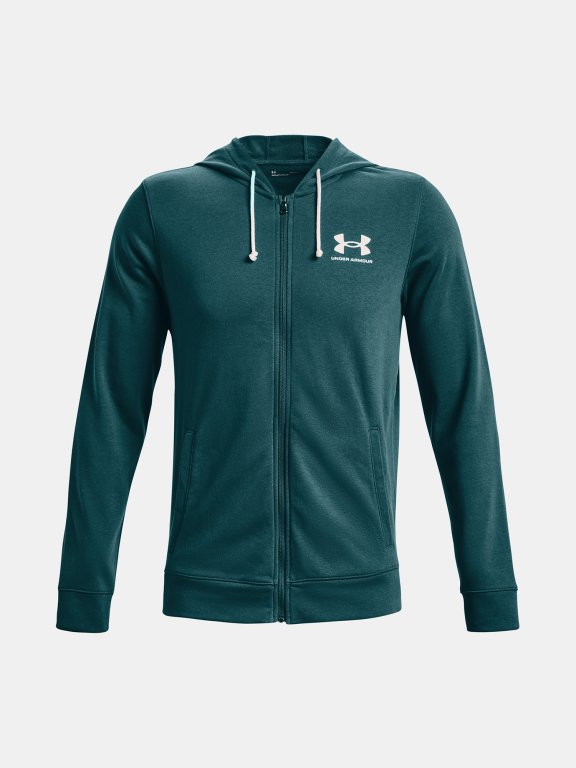 Світшот Under Armour UA Rival Terry LC FZ M - зелена