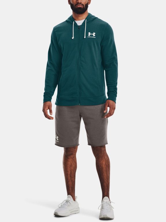 Світшот Under Armour UA Rival Terry LC FZ M - зелена