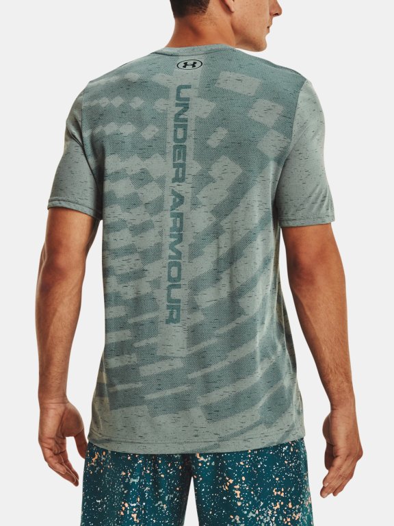 Tričko Under Armour UA Seamless Radial SS- M - šedá