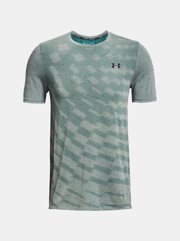 Tričko Under Armour UA Seamless Radial SS- M - šedá