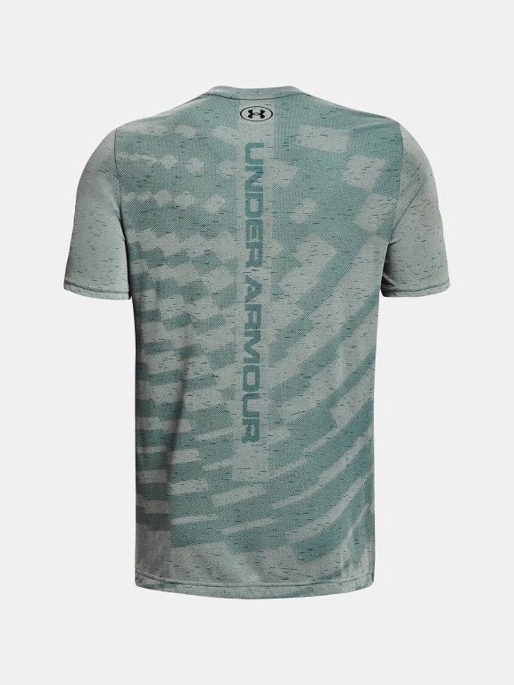 Tričko Under Armour UA Seamless Radial SS- M - šedá
