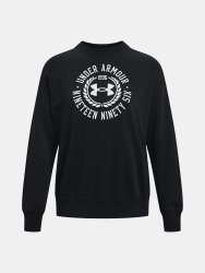 Mikina Under Armour Rival Fleece Crest Grp Crew - čierna