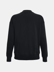 Mikina Under Armour Rival Fleece Crest Grp Crew - čierna