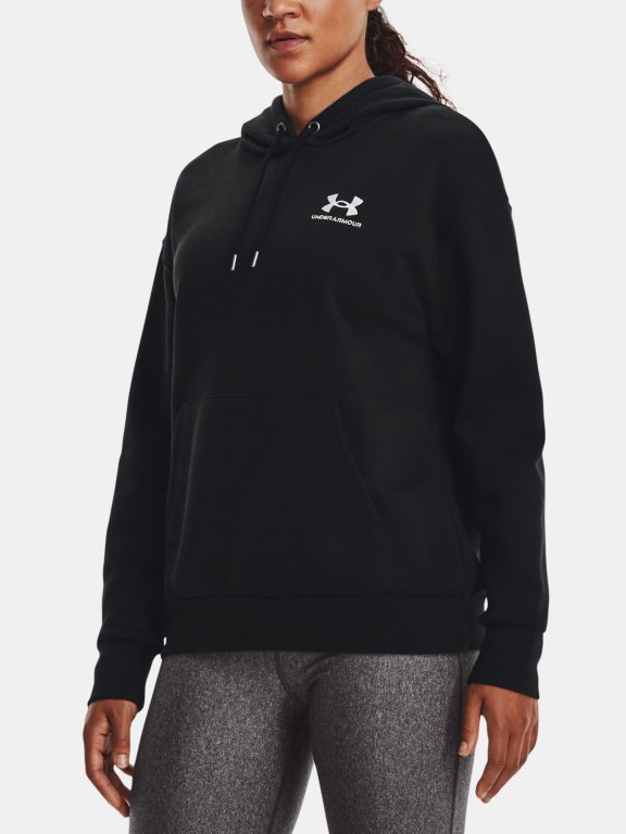 Худі Under Armour Essential Fleece Hoodie W - чорна