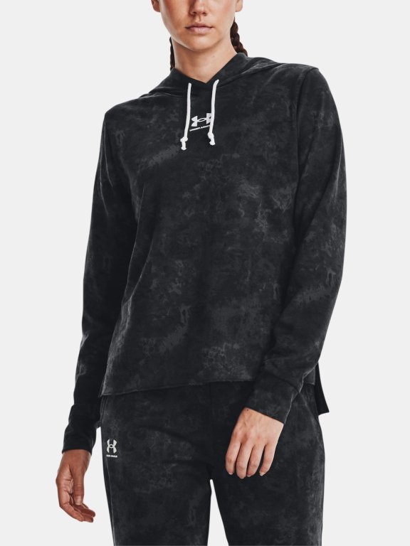 Худі Under Armour Rival Terry Print Hoodie W - чорне