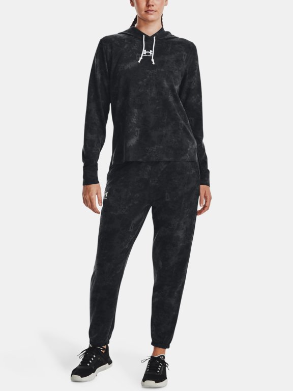 Худі Under Armour Rival Terry Print Hoodie W - чорне