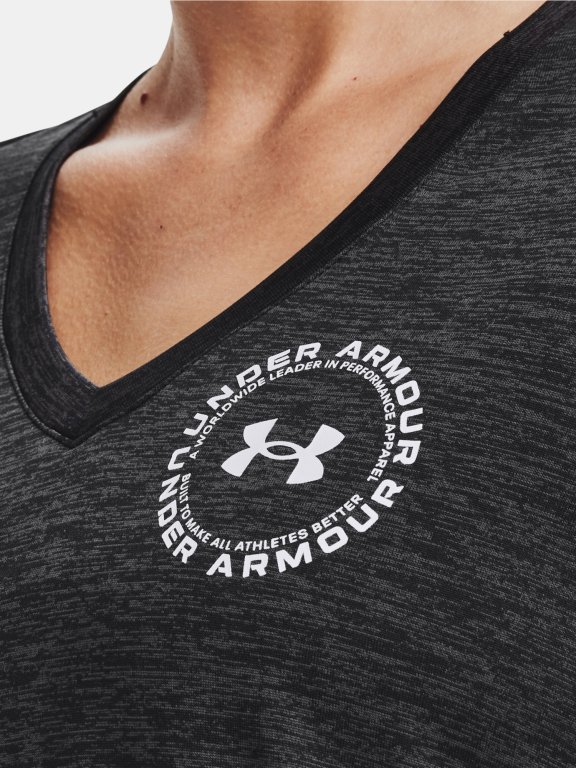 Футболка Under Armour Tech Twist LC Crest SSV W - чорна