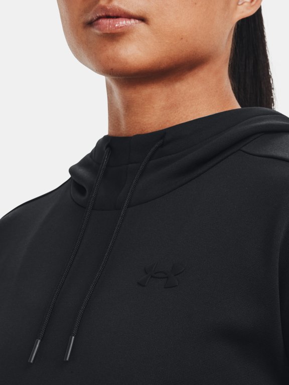 Mikina Under Armour Armour Fleece LC Hoodie W - černá