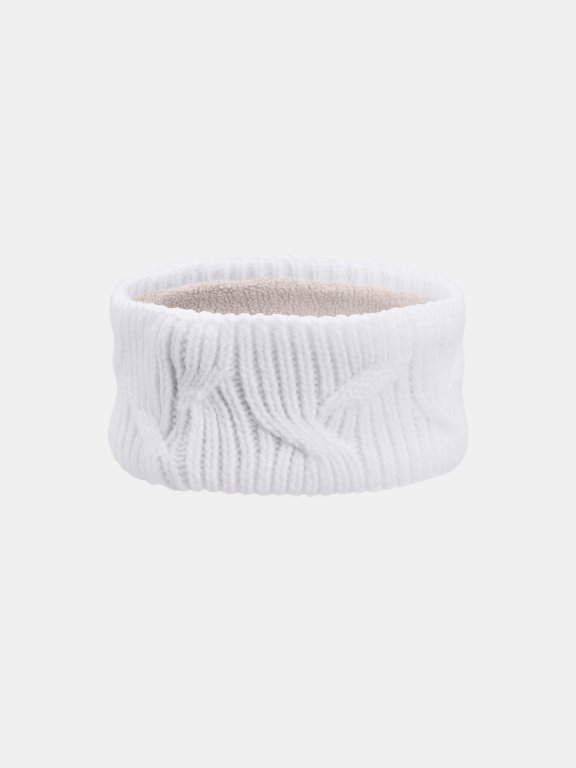 Пов'язка Under Armour UA Halftime Fleece HB W - біла