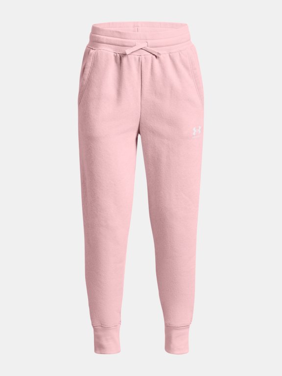 Штани Under Armour Rival Fleece LU Joggers J - рожеві