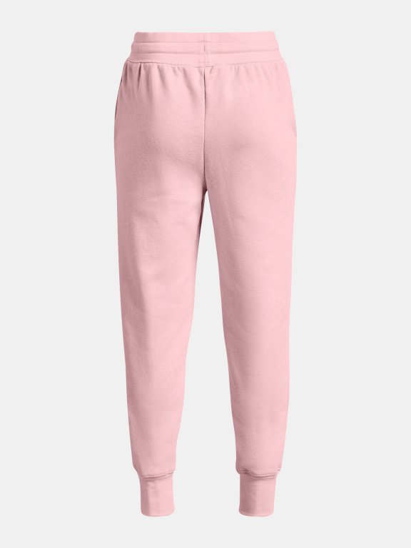 Штани Under Armour Rival Fleece LU Joggers J - рожеві