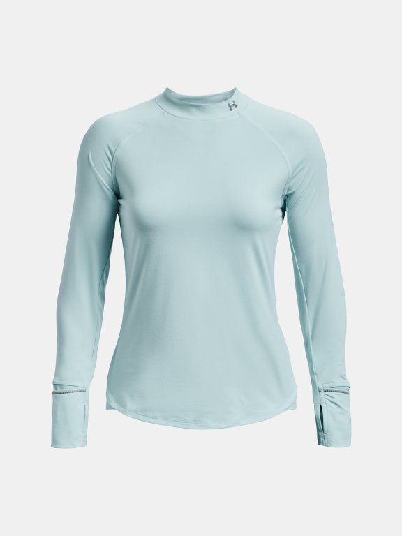 Tričko Under Armour UA OutRun the Cold LS - modrá