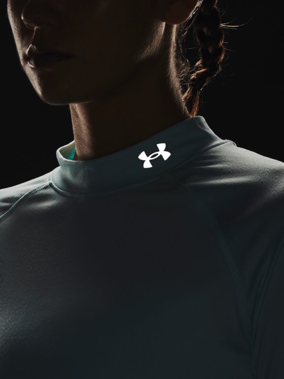 Tričko Under Armour UA OutRun the Cold LS - modrá
