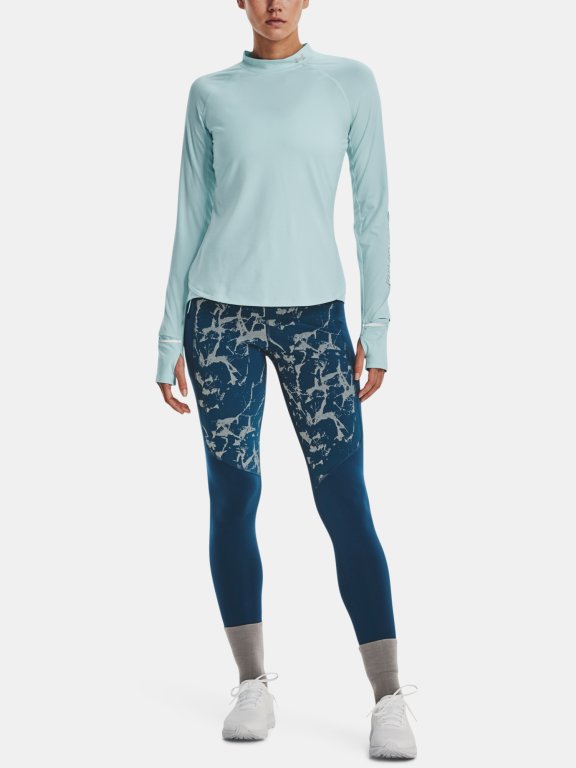 Tričko Under Armour UA OutRun the Cold LS - modrá
