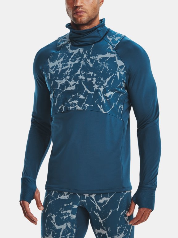 Футболка Under Armour UA OUTRUN THE COLD FUNNEL-BLUE
