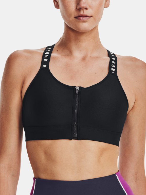 Under Armour UA Infinity High Bra Zip W - чорний