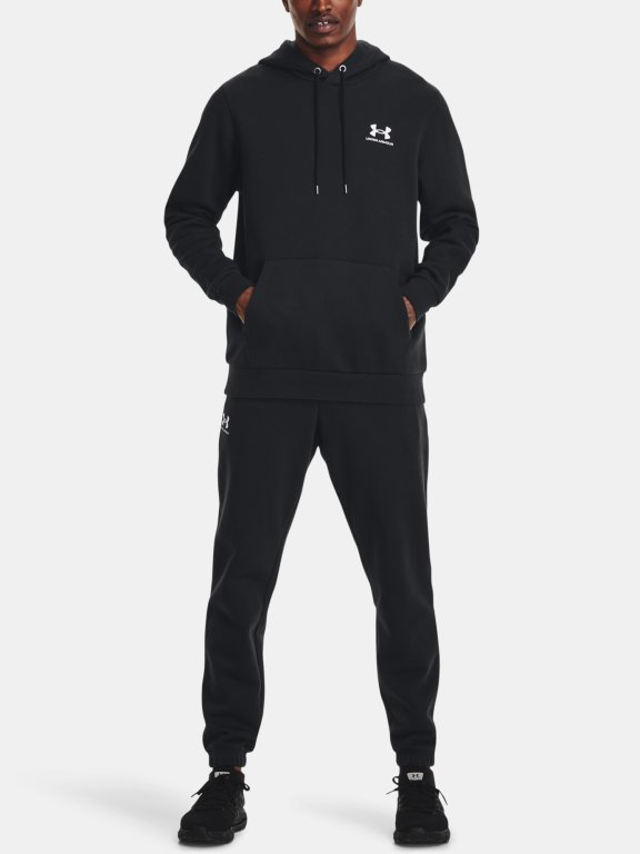 Худі Under Armour Essential Fleece Hoodie M - чорний