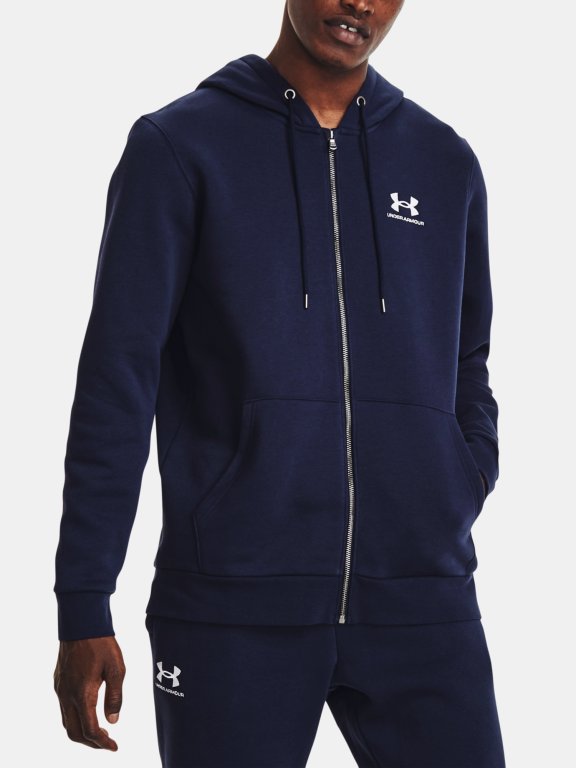 Кофта Under Armour UA Essential Fleece FZ Hood-NVY