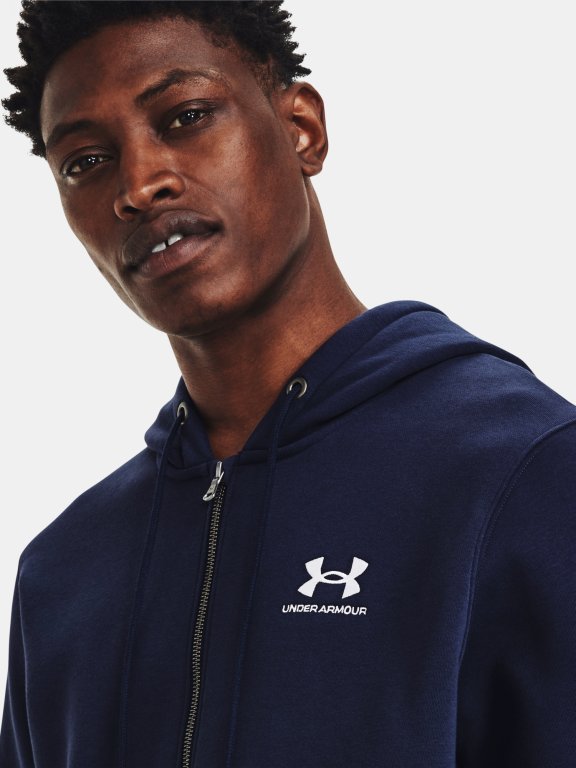 Кофта Under Armour UA Essential Fleece FZ Hood-NVY