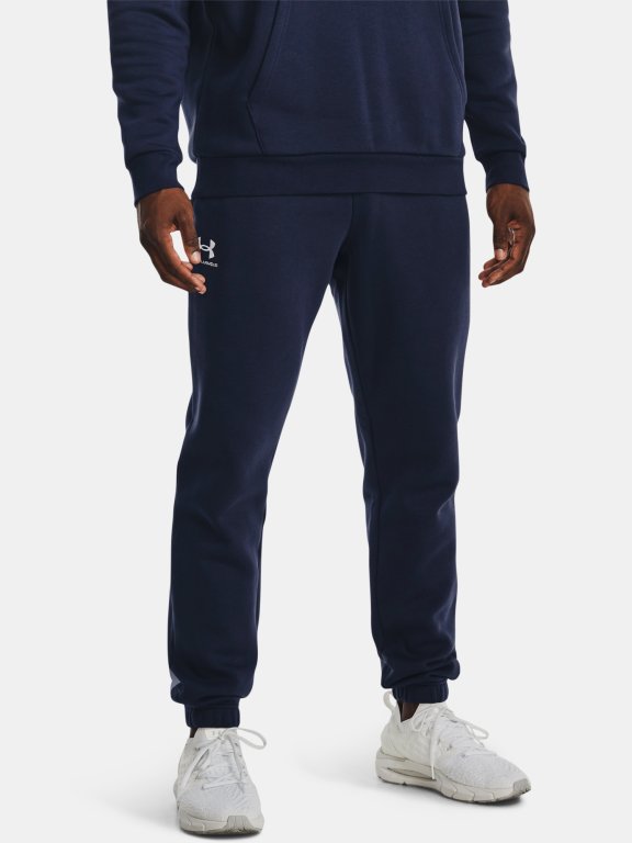 Штани Under Armour UA Essential Fleece Jogger M - темно-сині