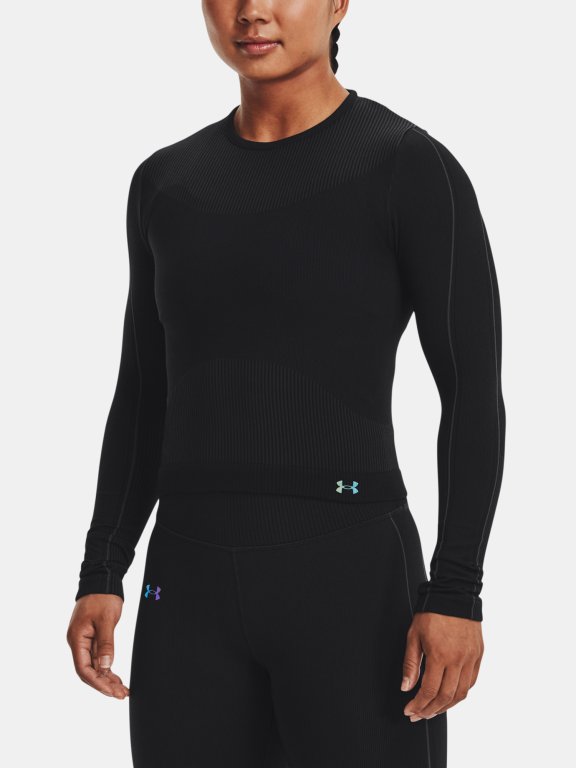 Футболка Under Armour UA Rush Seamless LS-BLK