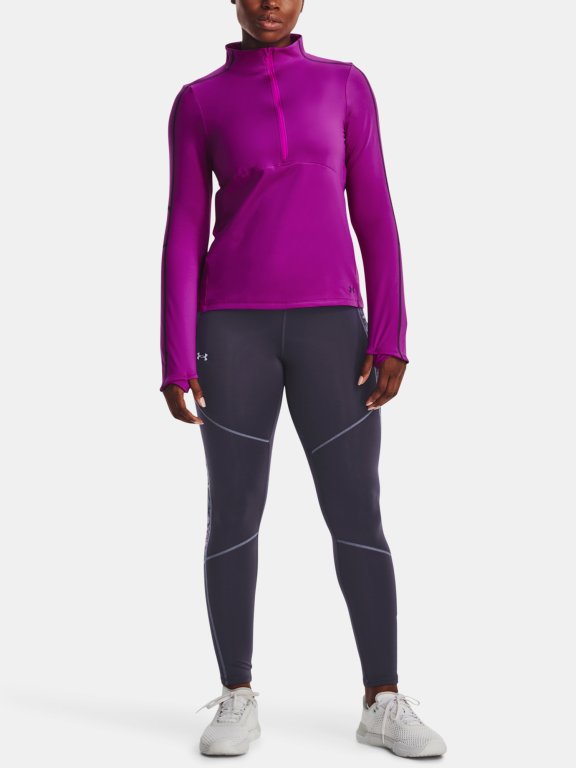 Футболка Under Armour UA Train CW 1/2 Zip W - фіолетова