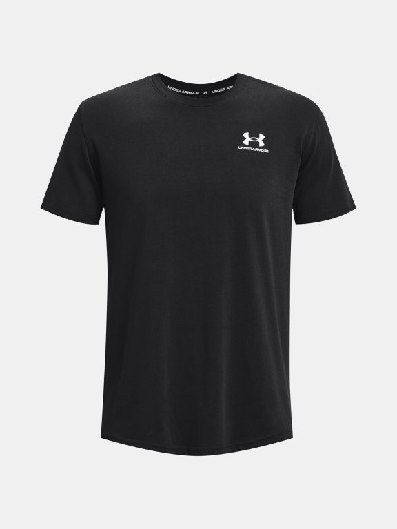 Футболка Under Armour UA LOGO EMB HEAVYWEIGHT SS-BLK