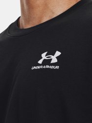 Футболка Under Armour UA LOGO EMB HEAVYWEIGHT SS-BLK