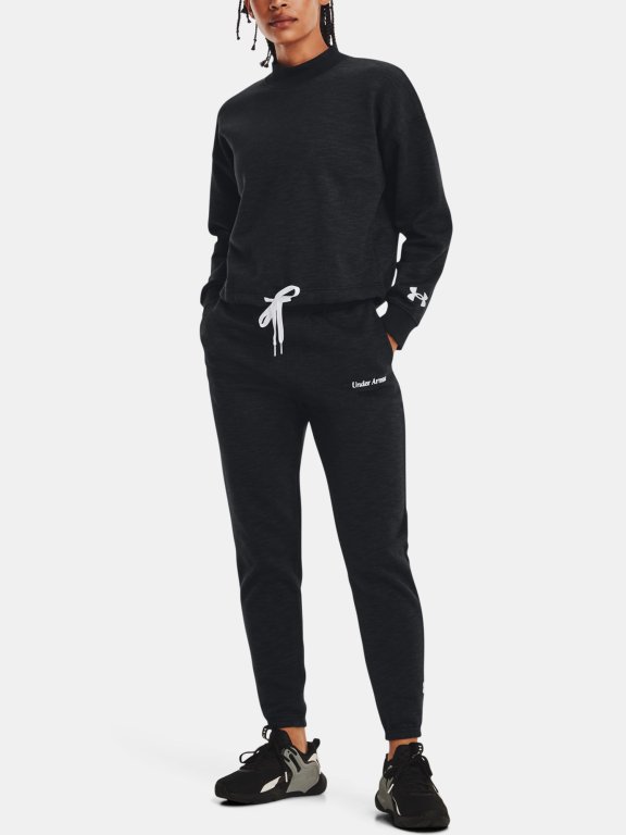 Штани Under Armour Essential Script Pant-BLK