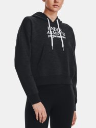 Худі Under Armour Essential Script Hoodie W - чорне