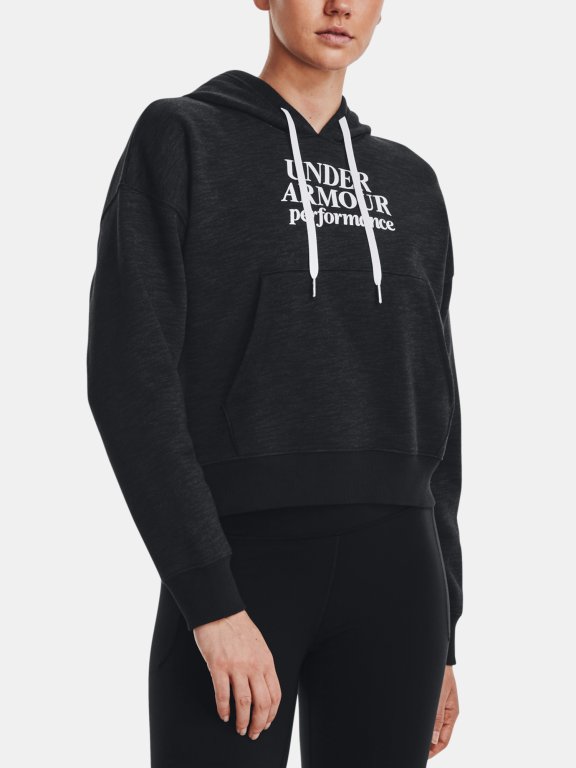 Худі Under Armour Essential Script Hoodie W - чорне