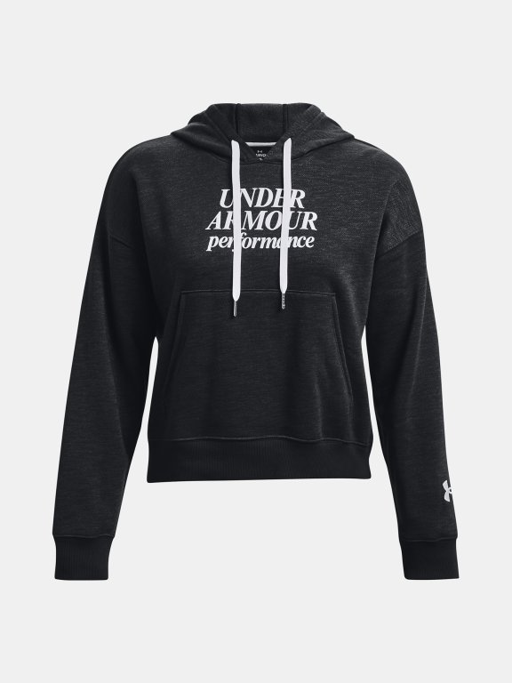 Худі Under Armour Essential Script Hoodie W - чорне