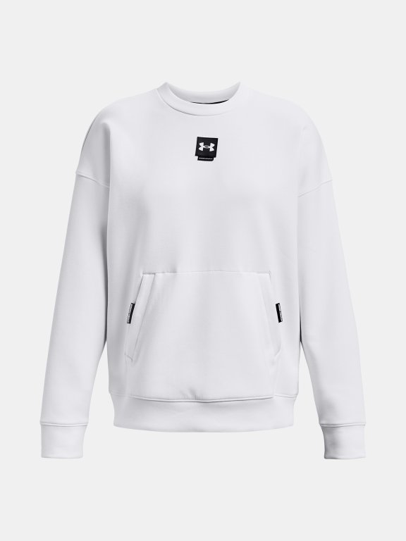 Світшот Under Armour Summit Knit Oversize Crew-WHT
