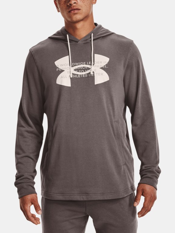 Худі Under Armour UA Rival Terry Logo Hoodie M - коричневий